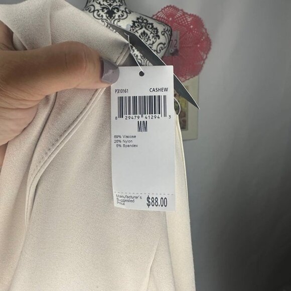 NWT Premise Suit Separates Blazer with Side Pockets Cream Size Medium - Picture 12 of 12